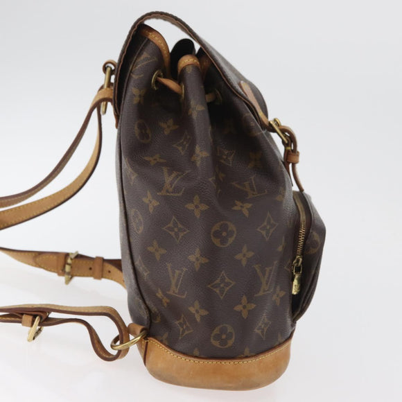 LOUIS VUITTON Monogram Montsouris MM Backpack M51136 LV Auth 179701