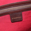 BURBERRY Nova Check Tote Bag Canvas Beige Gold Auth 179704A-17