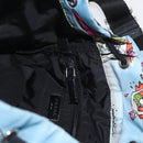 PRADA Rucksack Nylon Hellblau Silber Orig. 179705A-23