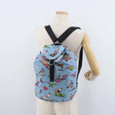 PRADA Rucksack Nylon Hellblau Silber Orig. 179705A-25