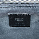 FENDI Zucca Canvas Bucket Slim Shoulder Bag Black Brown Auth 179706V-23