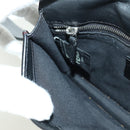 FENDI Zucca Canvas Bucket Slim Shoulder Bag Black Brown Auth 179706V-25