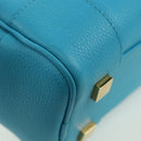 LOEWE Amazona 23 Handtas Leer 2-weg Lichtblauw Goud Auth 179711V-17