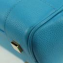LOEWE Amazona 23 Handtas Leer 2-weg Lichtblauw Goud Auth 179711V-18