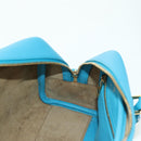 LOEWE Amazona 23 Handtas Leer 2-weg Lichtblauw Goud Auth 179711V-22