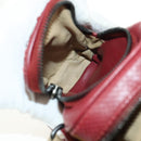 BOTTEGA VENETA INTRECCIATO Shoulder Bag Leather Bordeaux 154554 Auth 179712V-19
