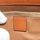 CELINE Macadam Canvas Hand Bag PVC Leather 2way Brown Gold Auth 179713A-19