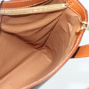 CELINE Macadam Canvas Hand Bag PVC Leather 2way Brown Gold Auth 179713A-20