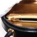 LOEWE Hand Bag Leather Black Gold Auth 179716A-21
