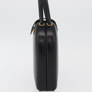 LOEWE Hand Bag Leather Black Gold Auth 179716A-3