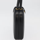 LOEWE Hand Bag Leather Black Gold Auth 179716A-4