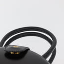 LOEWE Hand Bag Leather Black Gold Auth 179716A-8