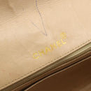 CHANEL Matelasse Chain Shoulder Bag Lamb Skin Beige Gold CC Auth 179717A-15