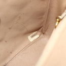 CHANEL Matelasse Chain Shoulder Bag Lamb Skin Beige Gold CC Auth 179717A-22