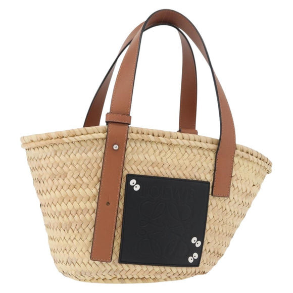 LOEWE Small Basket My Neighbor Totoro Makkuro Kurosuke Raffia Auth 179718SM