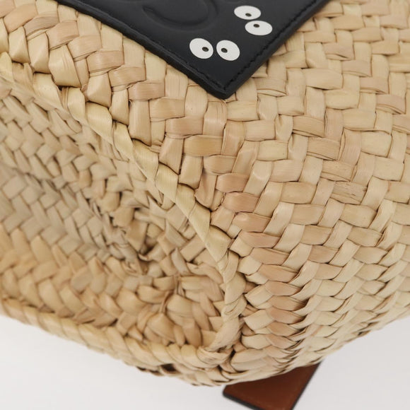 LOEWE Small Basket My Neighbor Totoro Makkuro Kurosuke Raffia Auth 179718SM