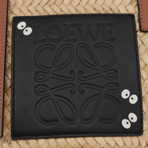 LOEWE Small Basket My Neighbor Totoro Makkuro Kurosuke Raffia Auth 179718SM
