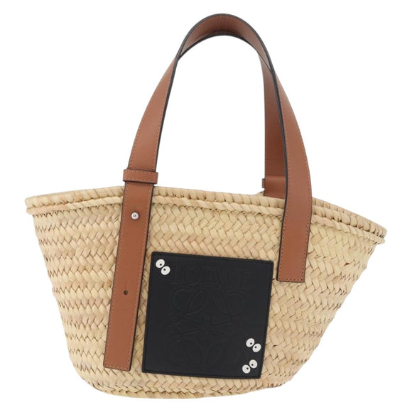 LOEWE Small Basket My Neighbor Totoro Makkuro Kurosuke Raffia Auth 179718SM