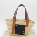 LOEWE Small Basket My Neighbor Totoro Makkuro Kurosuke Raffia Auth 179718SM-12