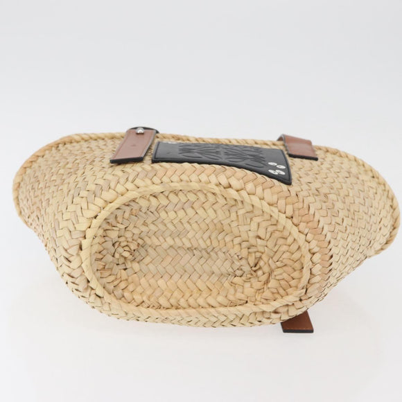LOEWE Small Basket My Neighbor Totoro Makkuro Kurosuke Raffia Auth 179718SM