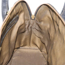 FENDI Zucca Canvas Hand Bag Black Brown Auth 179721A-20