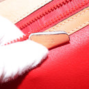 CELINE Hand Bag Leather Beige Gold Auth 179724A-23