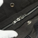 HERMES Her Line Tote PM Tote Bag Canvas Gray Silver Auth 179727A-17