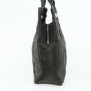 HERMES Her Line Tote PM Tote Bag Canvas Gray Silver Auth 179727A-3