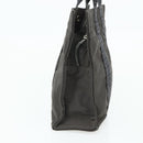 HERMES Her Line Tote PM Tote Bag Canvas Gray Silver Auth 179727A-4