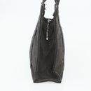 HERMES Her Line Tote PM Tote Bag Canvas Gray Silver Auth 179728A-5