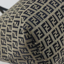 FENDI Zucchino Canvas Tote Bag Navy Auth 179732V-13