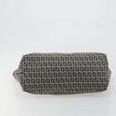 FENDI Zucchino Canvas Tote Bag Navy Auth 179732V-9
