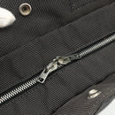 HERMES Her Line Tote MM Tote Bag Canvas Gray Silver Auth 179736A-14