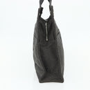 HERMES Her Line Tote MM Tote Bag Canvas Gray Silver Auth 179736A-4