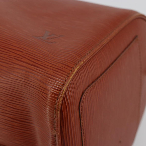 LOUIS VUITTON Epi Speedy 35 Handtas Bruin Kenya M42993 LV Auth 179737A