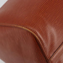 LOUIS VUITTON Epi Speedy 35 Handtas Bruin Kenya M42993 LV Auth 179737A-14