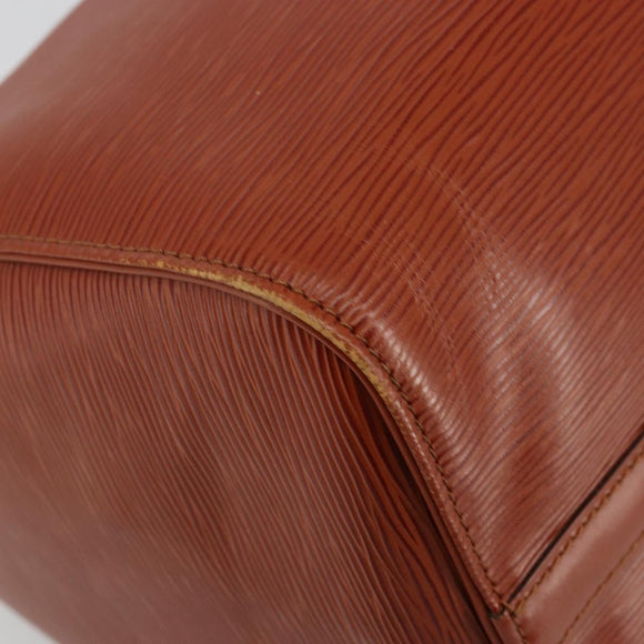 LOUIS VUITTON Epi Speedy 35 Handtas Bruin Kenya M42993 LV Auth 179737A