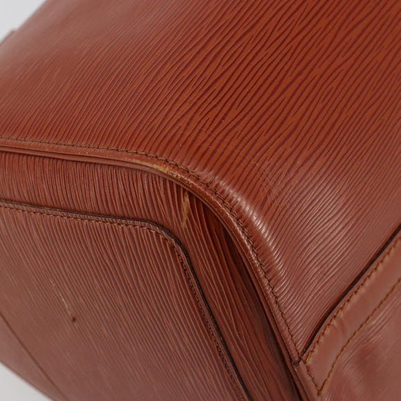 LOUIS VUITTON Epi Speedy 35 Handtas Bruin Kenya M42993 LV Auth 179737A