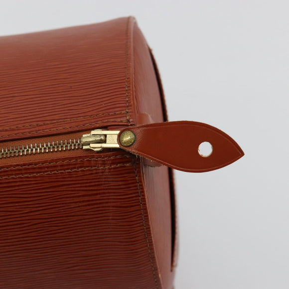 LOUIS VUITTON Epi Speedy 35 Handtas Bruin Kenya M42993 LV Auth 179737A