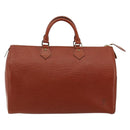 LOUIS VUITTON Epi Speedy 35 Handtas Bruin Kenya M42993 LV Auth 179737A-13