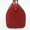 LOUIS VUITTON Epi Speedy 30 Hand Bag Castilian Red M43007 LV Auth 179738A-4