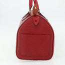 LOUIS VUITTON Epi Speedy 30 Hand Bag Castilian Red M43007 LV Auth 179738A-5