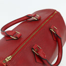 LOUIS VUITTON Epi Speedy 30 Hand Bag Castilian Red M43007 LV Auth 179738A-6