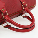 LOUIS VUITTON Epi Speedy 30 Hand Bag Castilian Red M43007 LV Auth 179738A-7