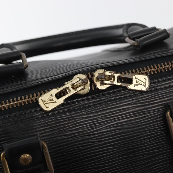LOUIS VUITTON Epi Keepall 45 Boston Bag Black M42972 LV Auth 179739A