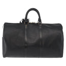 LOUIS VUITTON Epi Keepall 45 Boston Bag Black M42972 LV Auth 179739A-3