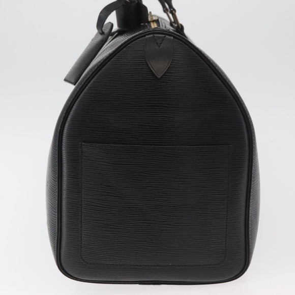 LOUIS VUITTON Epi Keepall 45 Boston Bag Black M42972 LV Auth 179739A