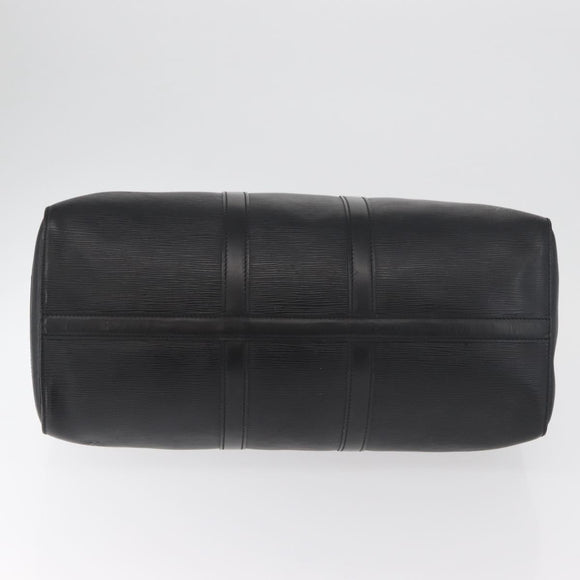 LOUIS VUITTON Epi Keepall 45 Boston Bag Black M42972 LV Auth 179739A