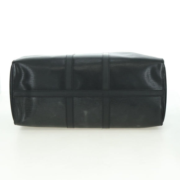 LOUIS VUITTON Epi Keepall 45 Boston Tas Zwart M42972 LV Auth 179740V