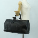 LOUIS VUITTON Epi Keepall 45 Boston Tas Zwart M42972 LV Auth 179740V-24